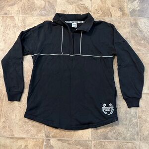 Victoria's Secret Pink Black Sweatshirt